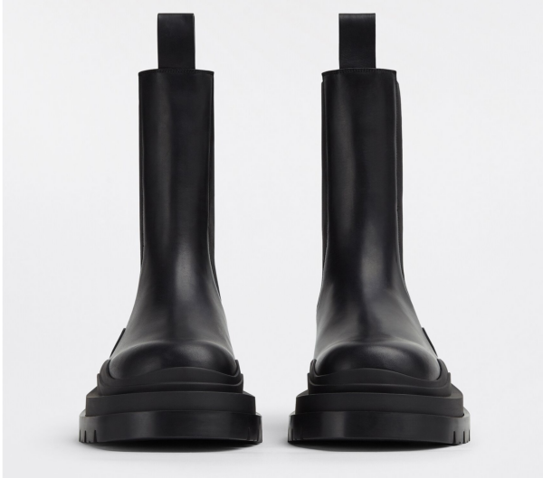 Giày Bottega Veneta Tire Chelsea Boot 'Black' 630284VBS501029 - Ảnh 4