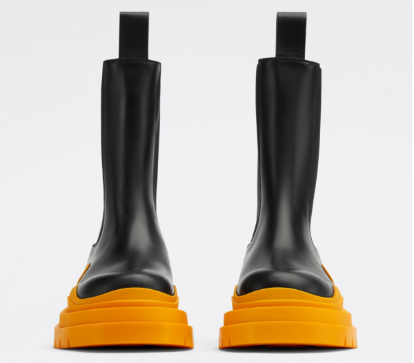 Giày Bottega Veneta Chelsea Boot 'Tangerine' 630284VBS501384 - Ảnh 4