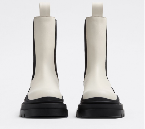 Giày Bottega Veneta Tire Chelsea Boot 'Sea Salt' 630284VBS509049 - Ảnh 4