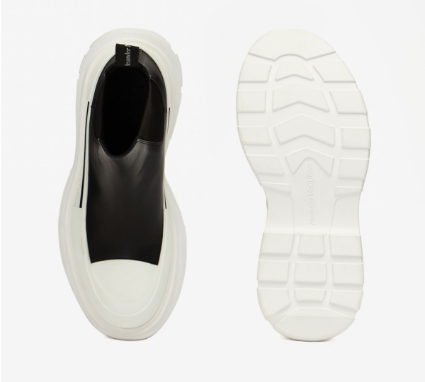 Giày Alexander Mc.Queen Tread Slick 'Black White' - Ảnh 4