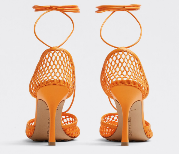 Giày Cao Gót Bottega Veneta Sandal 'Tangerine' 651388VBSD37593 - Ảnh 3