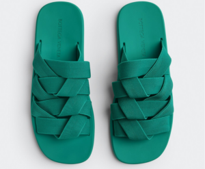 Alternative view of Dép Bottega Veneta Plat Mule 'Acid Turquoise' 651402V0GV03227