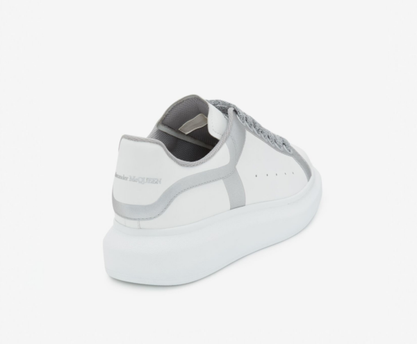 Giày Alexander McQueen Oversized Sneaker 'White Silver' 657559-WIA4H-9071 - Ảnh 3