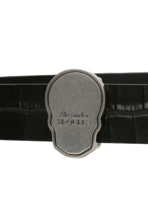 Alternative view of Thắt Lưng Alexander McQUEEN Skull Tag 'Black' 663272DZTLY1000