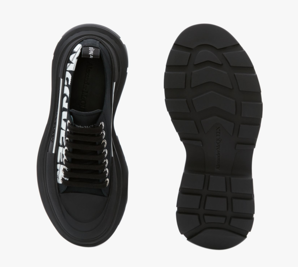 Giày Alexander Mc.Queen Tread Slick 'Black' 676711W4RQ21006 - Ảnh 4