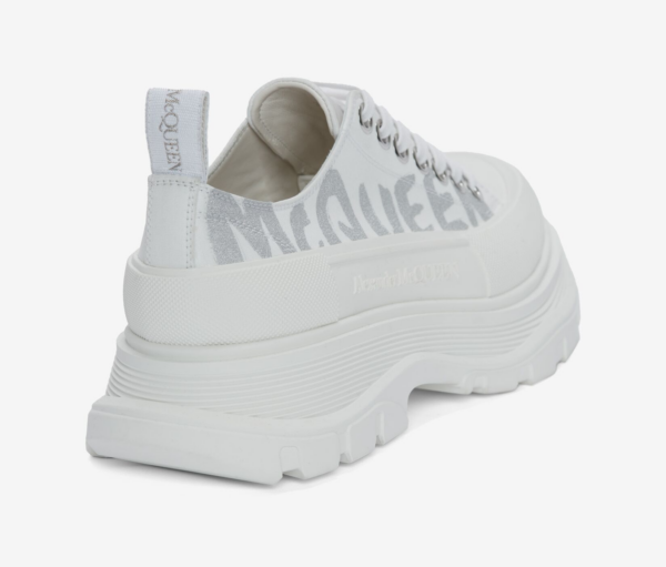 Giày Alexander Mc.Queen Tread Slick 'White Silver' - Ảnh 2