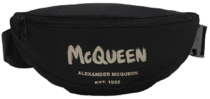Túi Alexander McQUEEN Graffiti 'Black Off White' 6831091AABW1073