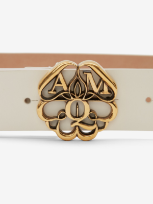 Alternative view of Thắt Lưng Alexander McQUEEN Seal Logo 'Ivory' 6870741BRCF9210