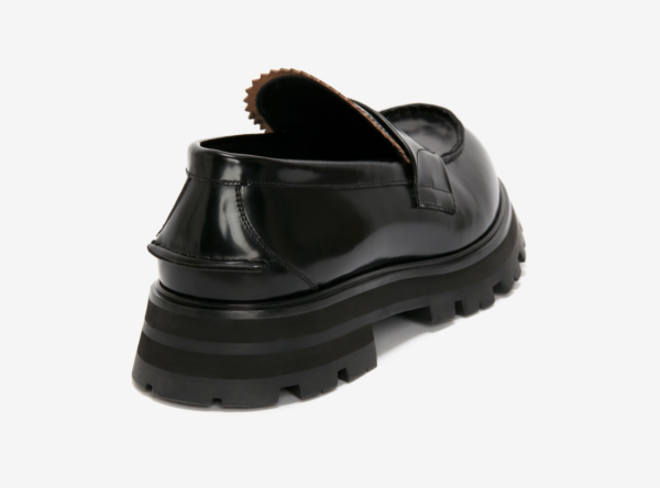 Giày Alexander Mc.Queen Seal Logo Loafer 'Black' - Ảnh 2
