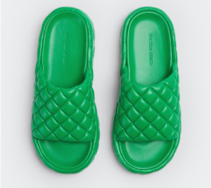 Alternative view of Dép Bottega Veneta Padded 'Parakeet' 708885VBRR03708