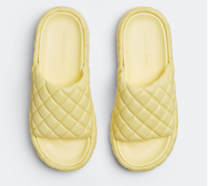 Alternative view of Dép Bottega Veneta Padded 'Lemonade' 708885VBRR07411