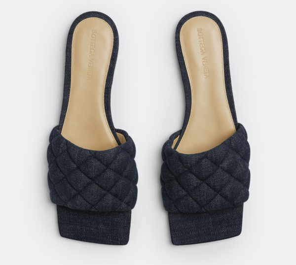 Dép Bottega Veneta Padded Flat Sandal 'Indigo' 708906V26M04245 - Ảnh 2
