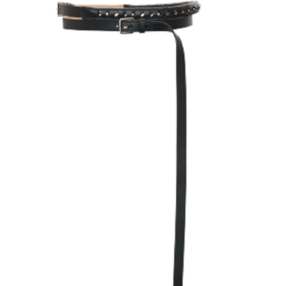 Thắt Lưng Alexander McQUEEN Double Long 'Black' 7100251AAJC1000