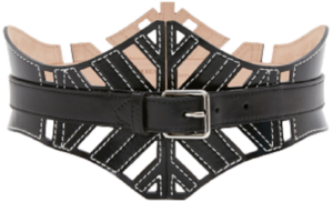 Thắt Lưng Alexander McQUEEN Cage Corset 'Black' 7102211AAJB1000