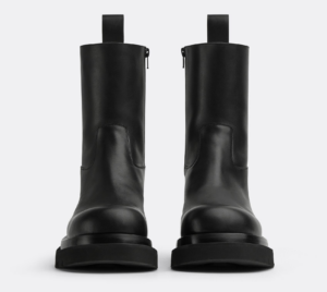 Giay Bottega Veneta Lug Boot 'Black' 716205VBS501000