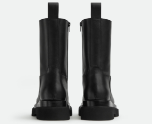 Giay Bottega Veneta Lug Boot 'Black' 716205VBS501000