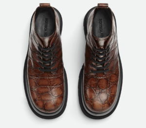 Giay Bottega Veneta Lug Lace-Up Ankle Boot 'Twig' 730224V2LS02501