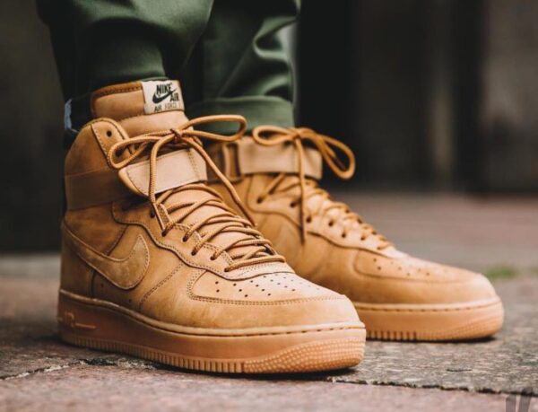 Giày Nike Air Force 1 High 'Flax' 2019 CJ9178-200 - Ảnh 8