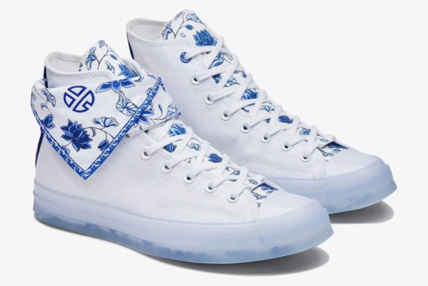 Giày Converse Lay Zhang x Chuck 70 High 'Blue White Porcelain' 170624C - Ảnh 5