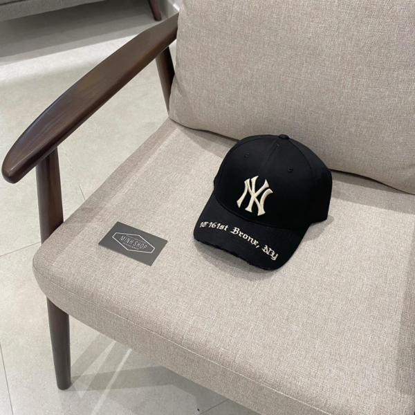Mũ MLB Gothic Address Structure New York Yankees Black 32CPKP111-50L - Ảnh 4