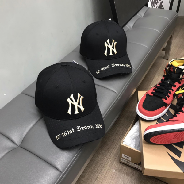 Mũ MLB Gothic Address Structure New York Yankees Black 32CPKP111-50L - Ảnh 5