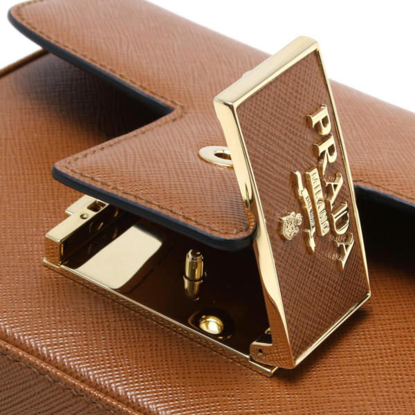 Túi Prada Women's Emblem Shoulder Bag 1BD220-NZV-F0046 - Ảnh 3