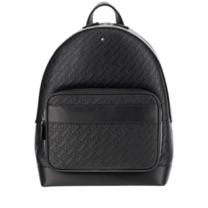 Balo Montblanc Grain Leather Backpack 128618BLACK