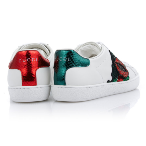 Giày Gucci Wmns Ace Low 'Lips Sequin White' 431919-A38I0-9068 - Ảnh 4