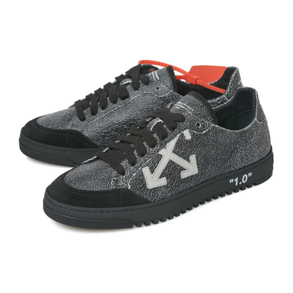 Giày Off White 2.0 Low Top Light Grey OMIA042F19D680370706 - Ảnh 2