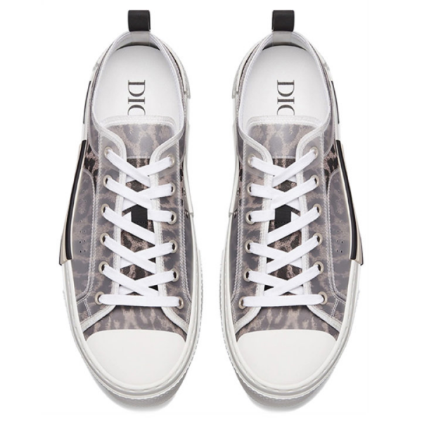 Giày Dior 19FW Leopard Print Canvas B23 Low Top Sneakers 3SN249YQL-369 - Ảnh 2