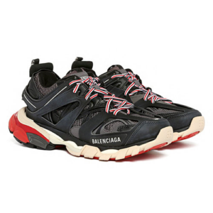 Alternative view of Giày Balenciaga Wmns Track Trainer Black Red 542436-W1GB6-1002