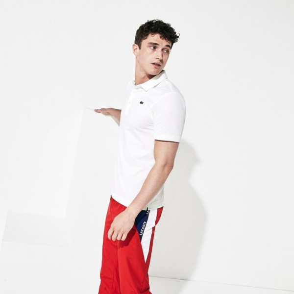 Áo Lacoste Sports Unisex Sleeve 'White' Polo T-shirt L1230-20B-001 - Ảnh 4