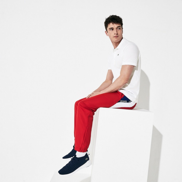 Áo Lacoste Sports Unisex Sleeve 'White' Polo T-shirt L1230-20B-001 - Ảnh 2