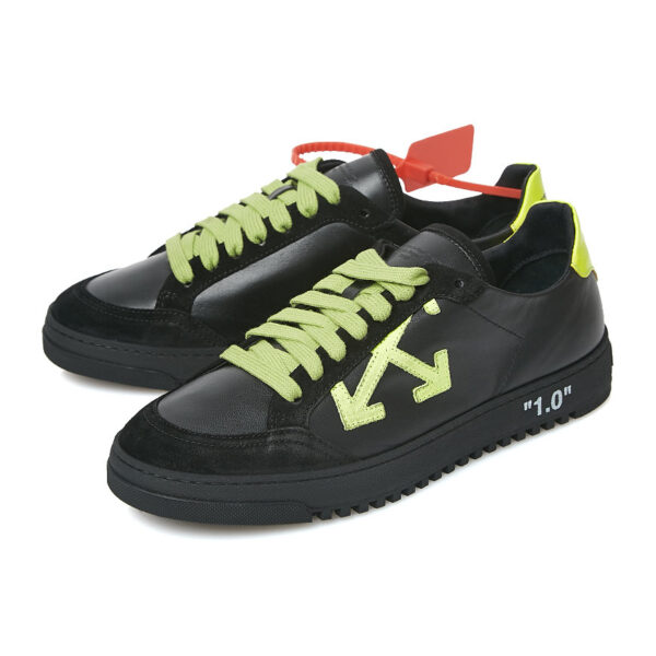 Giày Off-White 2.0 'Black Fluo Yellow' OMIA042F19D68037-1062 - Ảnh 2