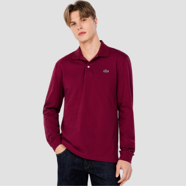 Áo Lacoste Men's Basic Long Sleeve Polo PH732E-20C-476 - Ảnh 5