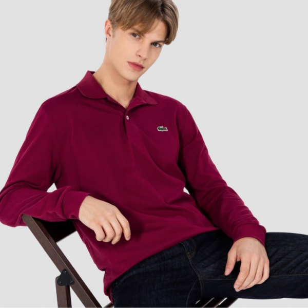 Áo Lacoste Men's Basic Long Sleeve Polo PH732E-20C-476 - Ảnh 3