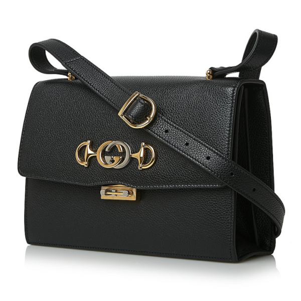 Túi Gucci Zumi Grained Leather Small Shoulder Bag 576388 1B90X 1000 - Ảnh 2