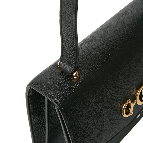 Túi Gucci Zumi Grained Leather Small Shoulder Bag 576388 1B90X 1000 - Ảnh 7