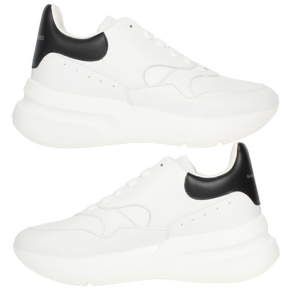 Giày Alexander McQueen Oversized Runner 'White Black' 575425-WHRU3-9034 - Ảnh 2