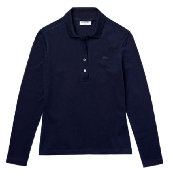 Áo Lacoste Women's 4-Button Slim Fit Long Sleeve Polo PF5464-20C-166