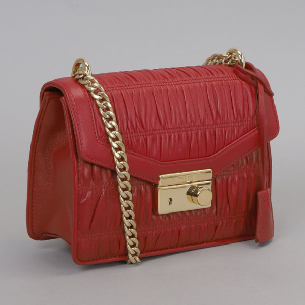 Túi Prada Gofre Padlock Chain Bag 1BD211-2B25-F068Z - Ảnh 4