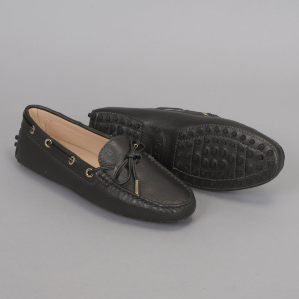 Giày Tod's Wmns Black Leather Driving Loafer XXW0FW05030RMMB400 - Ảnh 2