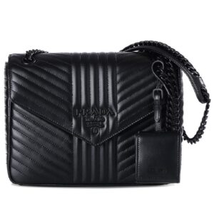 Túi Prada Diagram Leather Shoulder Bag 1BD226-WD91-F0ES9-ADO