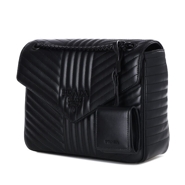 Túi Prada Diagram Leather Shoulder Bag 1BD226-WD91-F0ES9-ADO - Ảnh 2