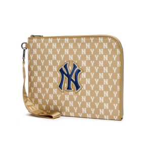 Alternative view of Túi MLB Monogram Pouch S New York Yankees Brown 3APOS012N-50BGD