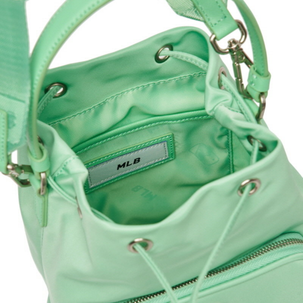 Túi MLB Nylon Bucket Bag Boston Red Sox Baby Blue 3ABMS042N-43KAL - Ảnh 6