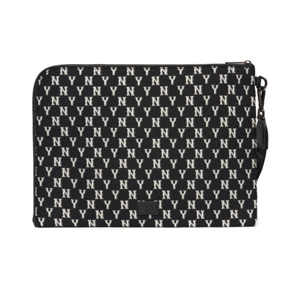 Túi MLB Monogram Pouch S New York Yankees Black 3APOS012N-50BKS - Ảnh 3