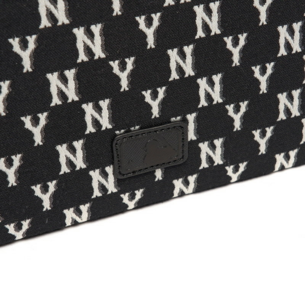 Túi MLB Monogram Pouch S New York Yankees Black 3APOS012N-50BKS - Ảnh 4
