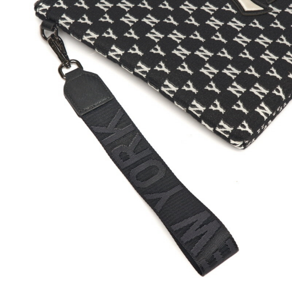 Túi MLB Monogram Pouch S New York Yankees Black 3APOS012N-50BKS - Ảnh 5