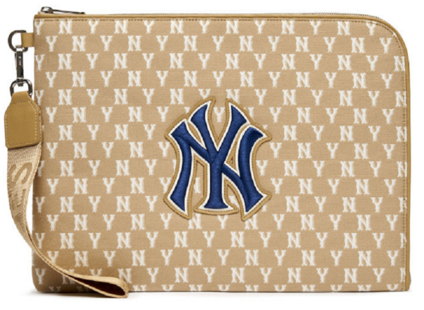 Túi MLB Monogram Jacquard Digital Device Pouch M New York Yankees